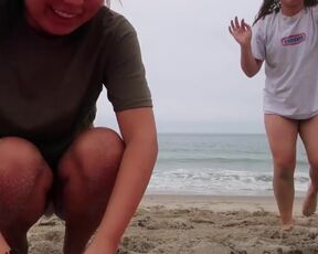 Yoga Challenge Bikini - THICC asian college girl and friend