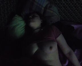 I PLAY WITH a VIBRATOR WITH HER PUSSY. SHE GET ORGASM. POV