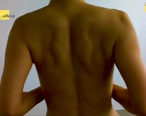 Perfect Sexy Fit Feminine back Muscles