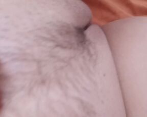 ASMRiley Caresses her Hairy Pussy Fuzz and Clit