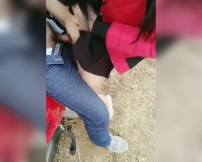 Chinese wife outdoor fuck