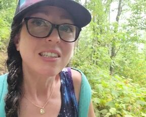 Nerdy Faery's Hiking PEE Desperation causes WET Panties