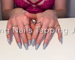 Long Nails Tapping JOI