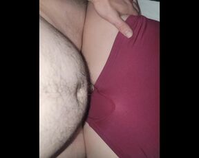 Red panties slide to the side and Fucked awake