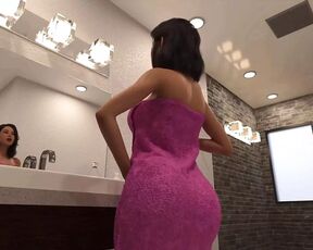 Innocence or Cash: Hot Girl Loose Herself and Masturbates Hard in to the Bathroom - Episode 8