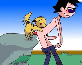 PokeTrainer Gets Railed By Pikachu COCK! Pokemon Hentai