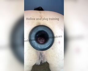 Hollow Anal Plug Training